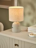 John Lewis Meryl Concrete Switch Table Lamp, Grey