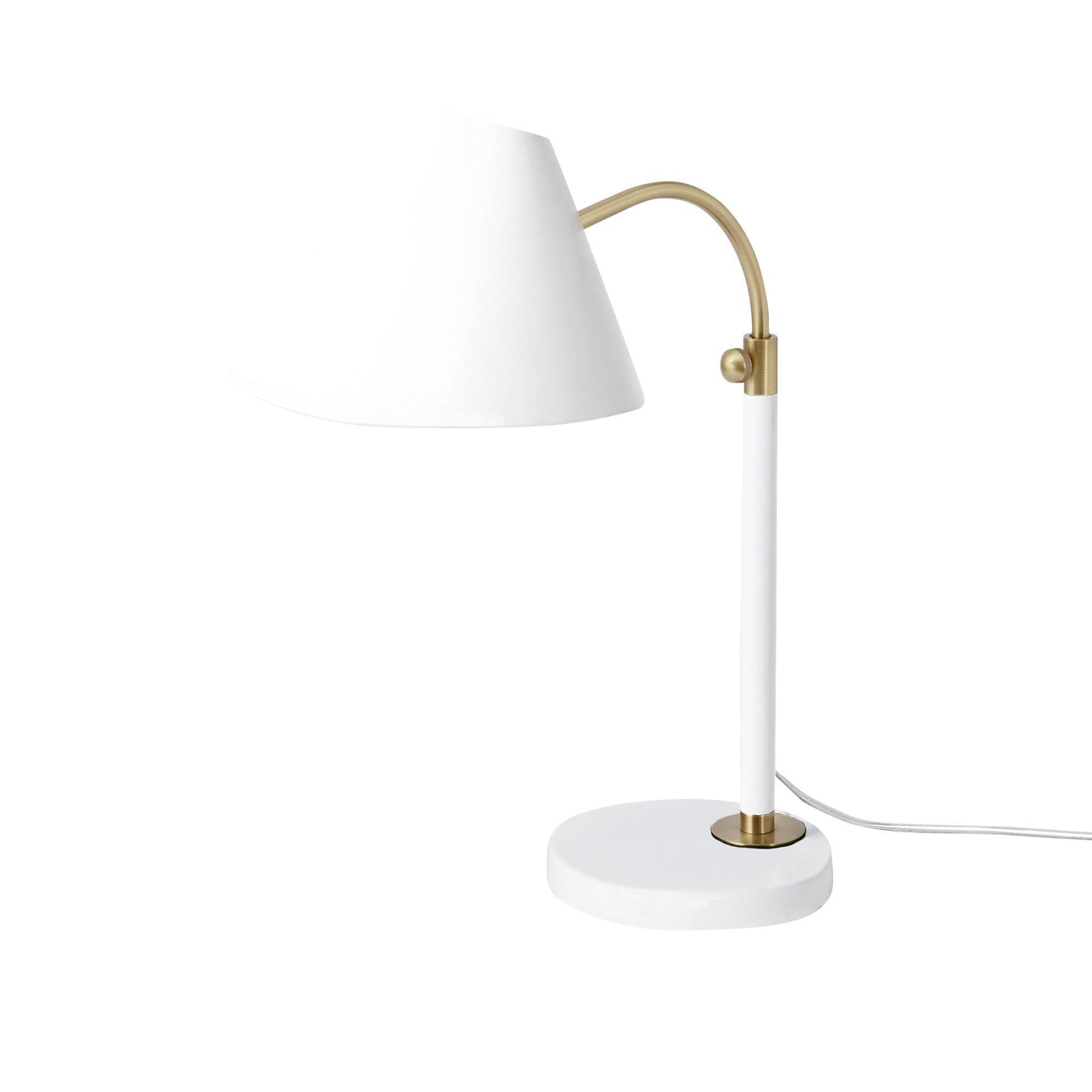 west elm Mid Century Task Desk Lamp, White