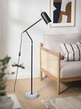 John Lewis No.045 Charter LED Floor Lamp, Black