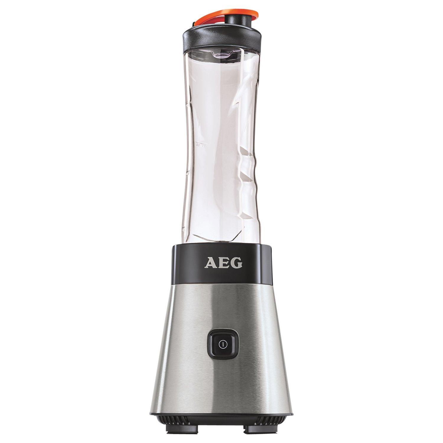 AEG SB2500-u Sport Mini Mixer Food Blender Smoothie Maker, Stainless Steel