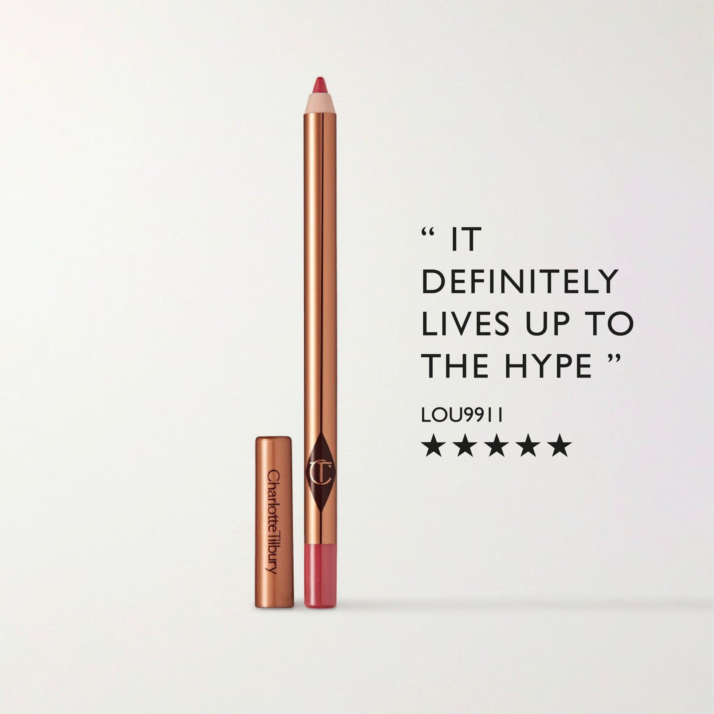 Product image 4 of 4, which shows Charlotte Tilbury Lip Cheat Lip Liner Pencil, Pillow Talk