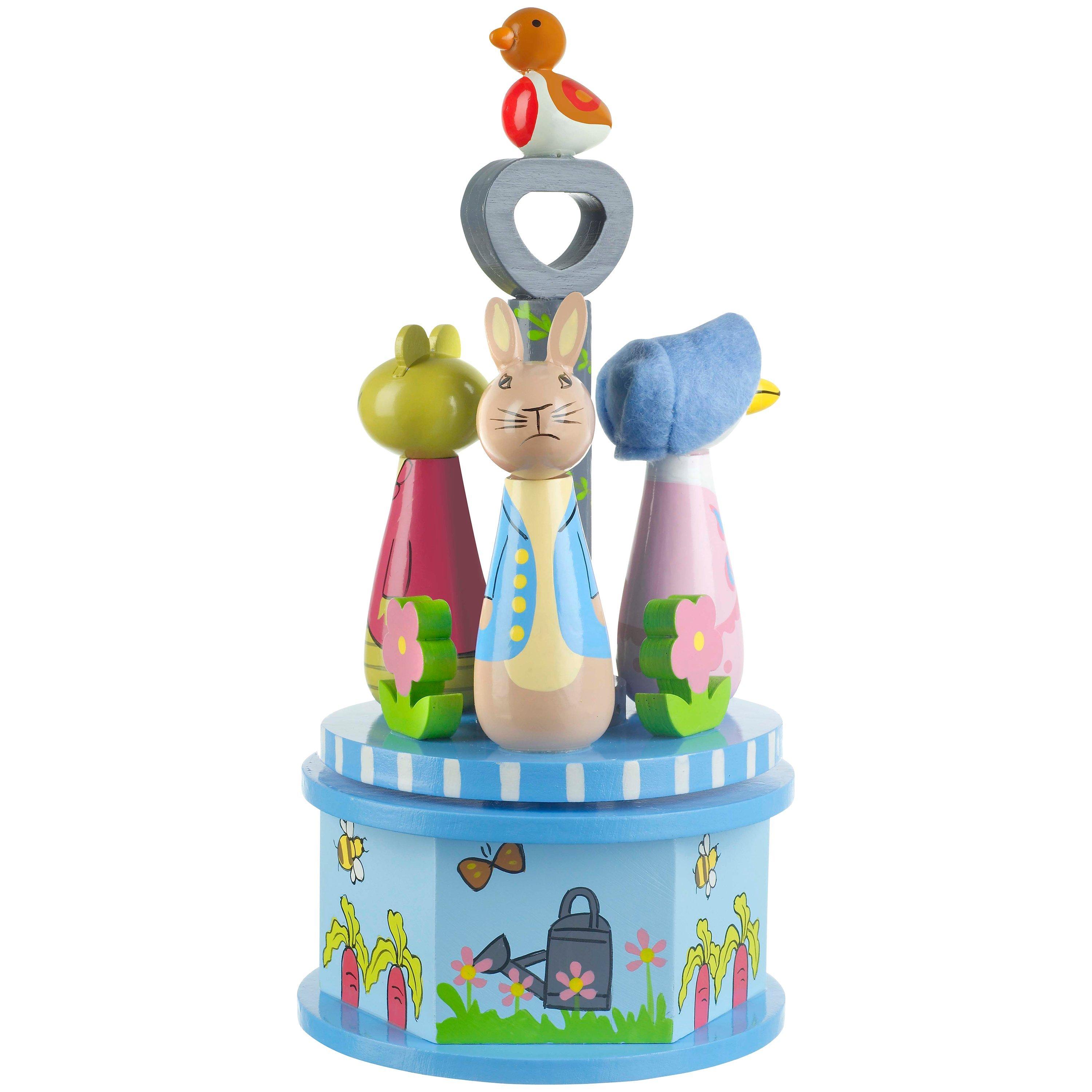 Orange Tree Peter Rabbit Carousel Music Box