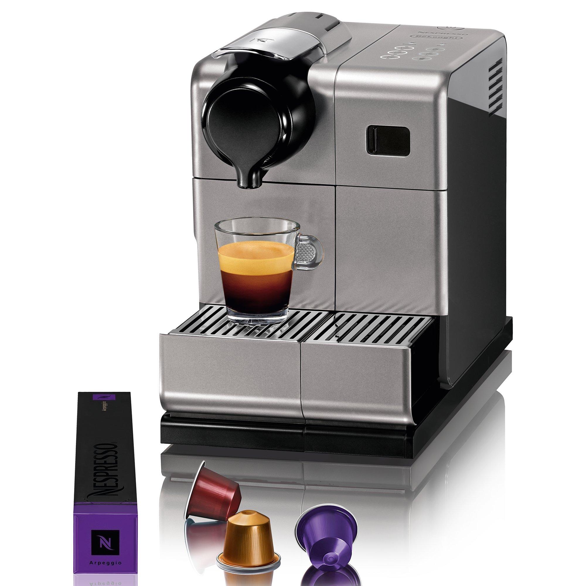 Nespresso EN 550 Lattissima One Touch Coffee Machine by De Longhi Silver