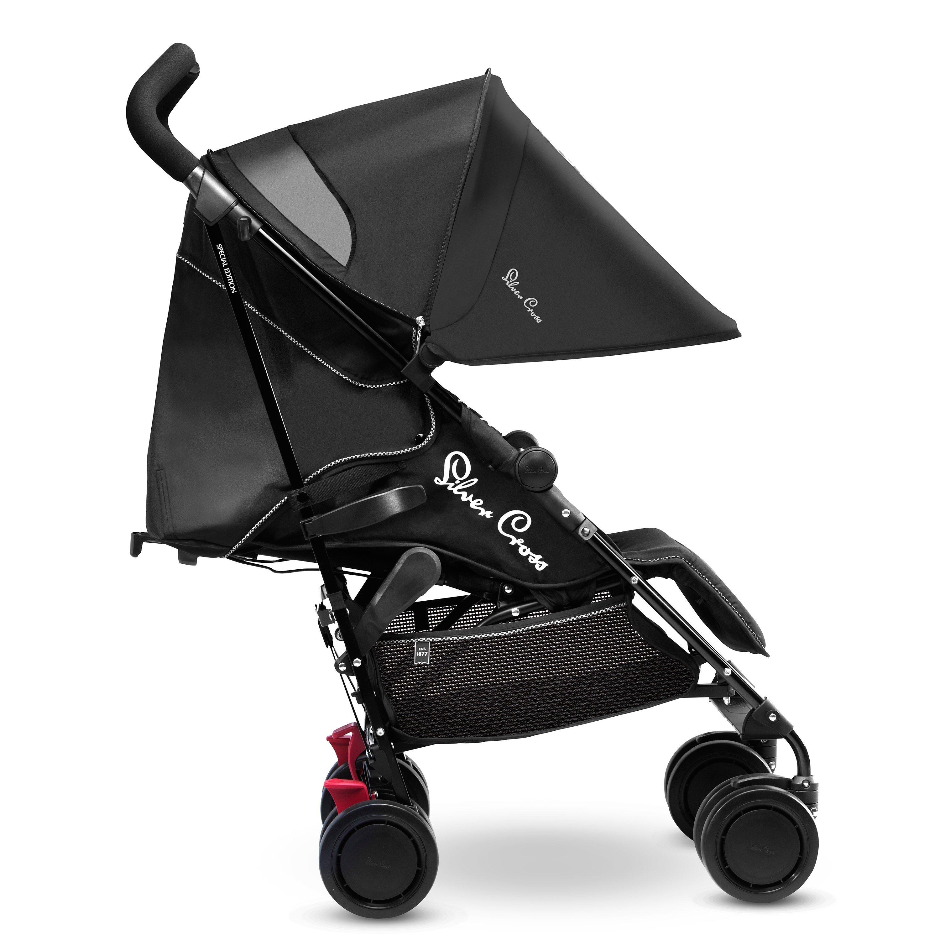 Silver Cross Pop Exclusive Stroller Black Links