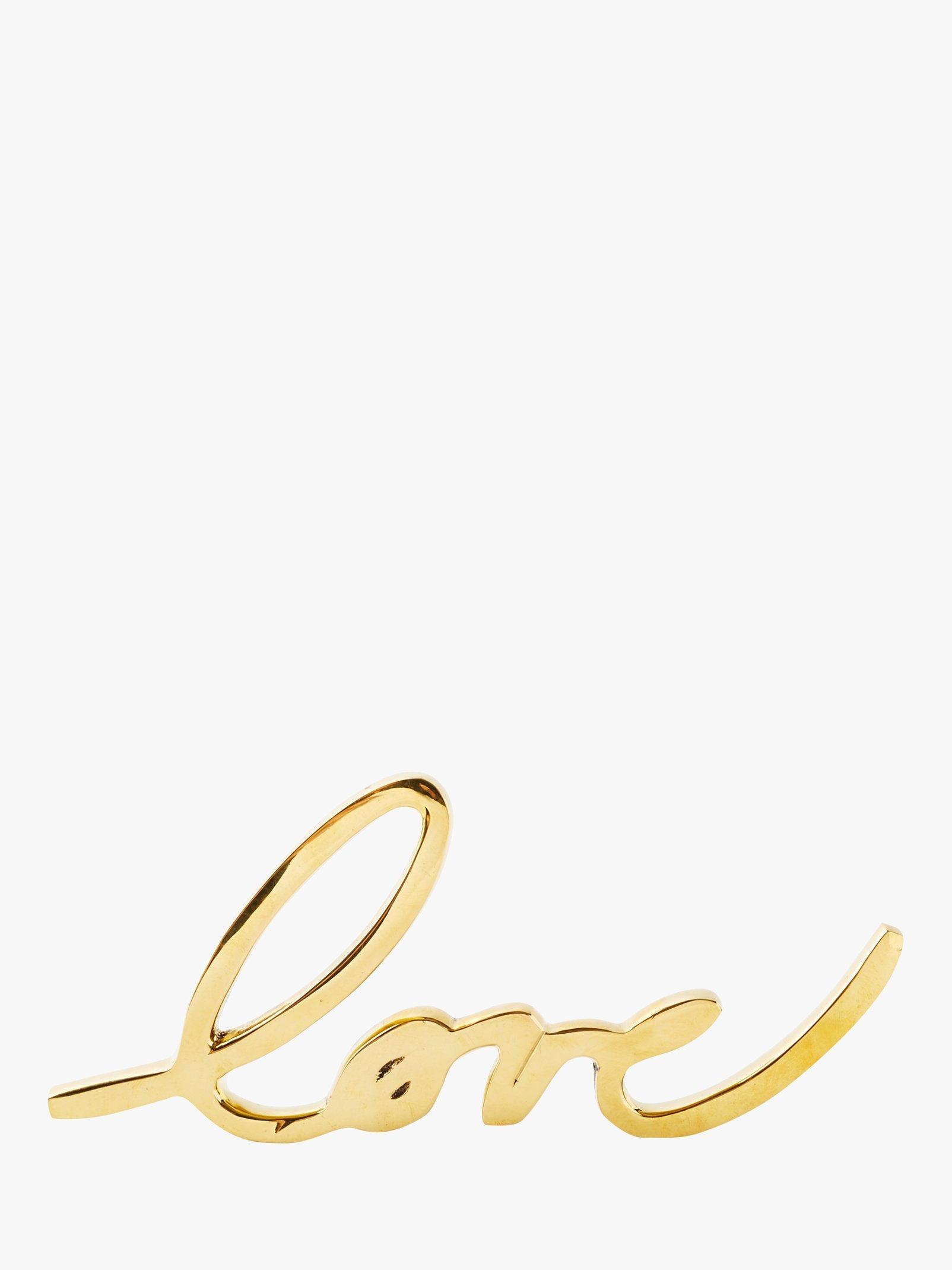west elm Brass Love Object