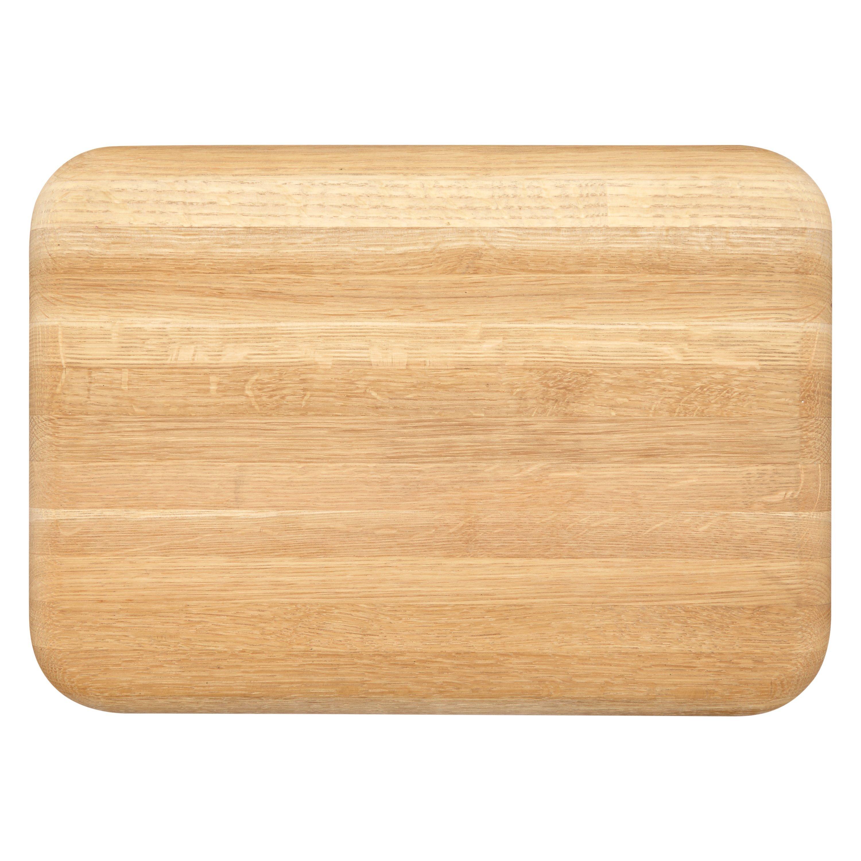 Croft Collection Chunky Oak Wood Chopping Board, Natural