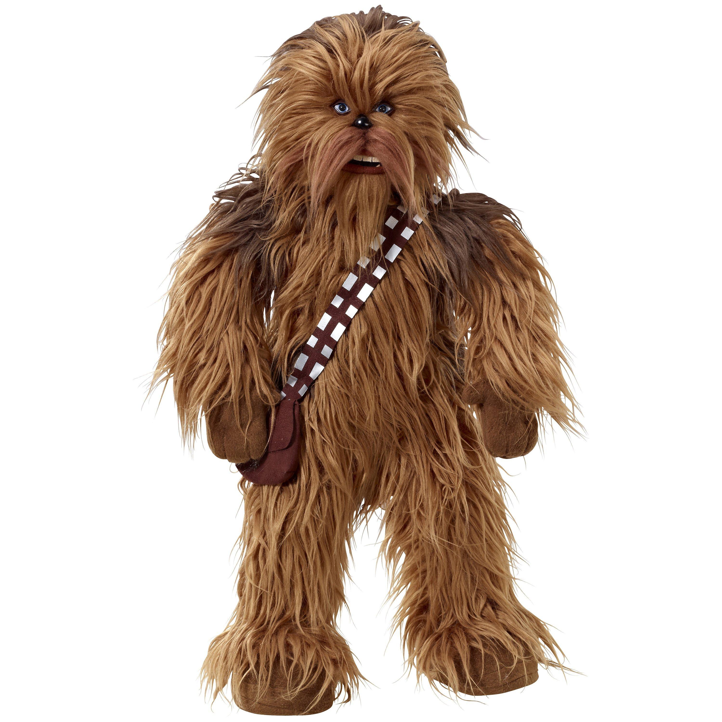 Talking chewbacca plush on sale