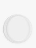 John Lewis Porcelain Round Flan Oven Dish, 26cm, White