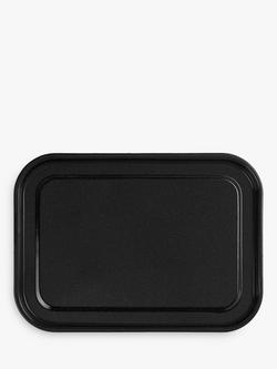 John Lewis Vitreous Enamel Non-Stick Oven Tray, 42cm, Black