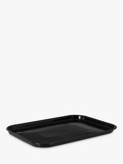 John Lewis Vitreous Enamel Non-Stick Oven Tray, 42cm - view 2, Black