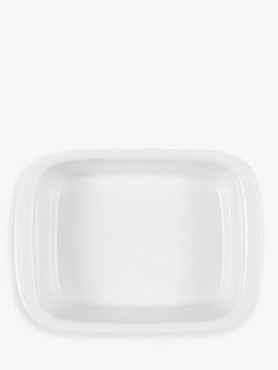 John Lewis Porcelain Rectangular Individual Roaster Oven Dish, L18.5cm - view 2, White