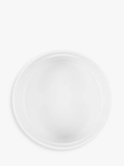 John Lewis Porcelain Round Soufflé Oven Dish, 17.5cm, White - view 2, White