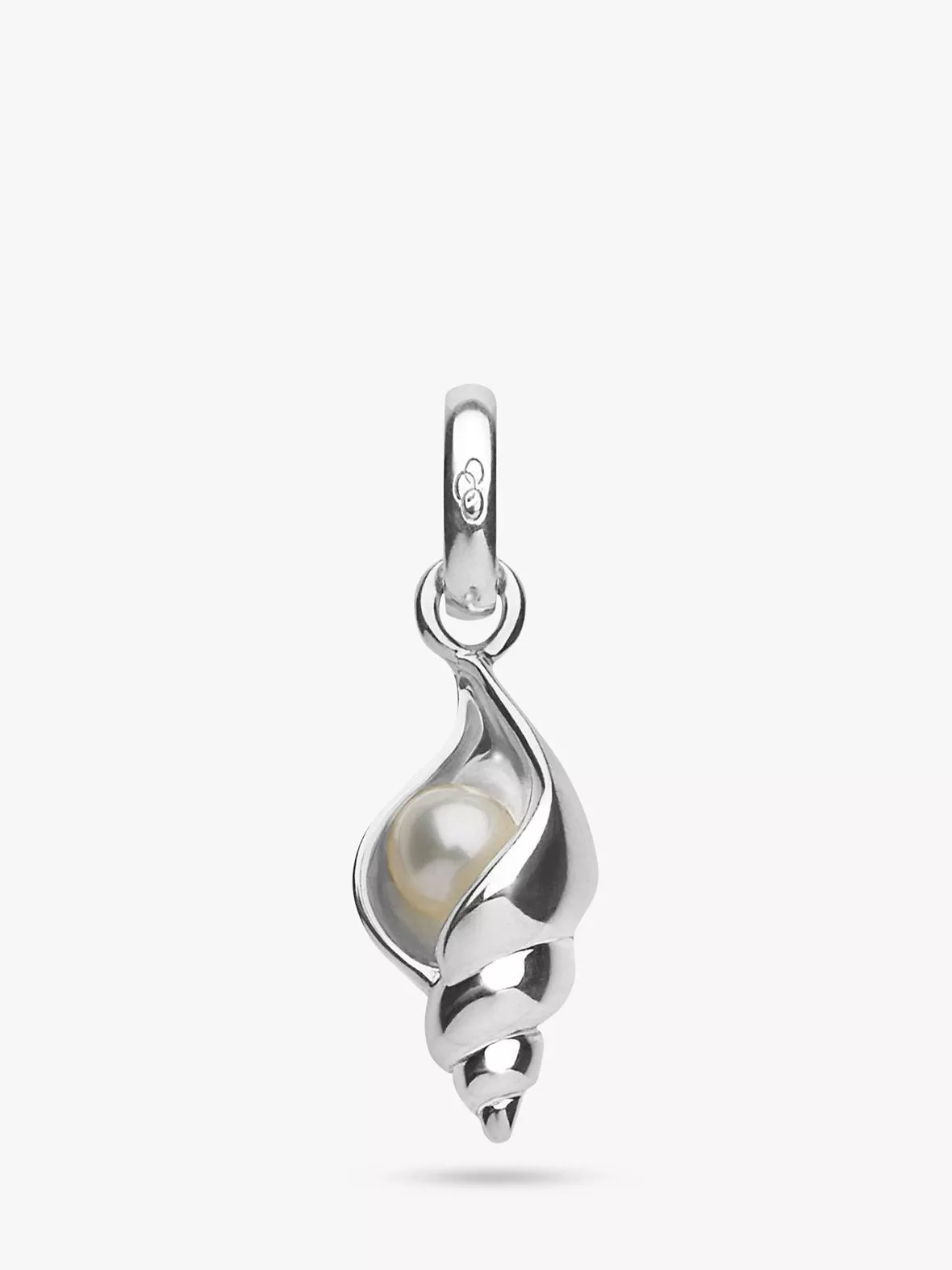 Links of London Sterling Silver Pearl Seashell Charm Silver