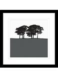 John Lewis Jacky Al-Samarraie 'Skipton Grey' Framed Print, 54 x 54cm