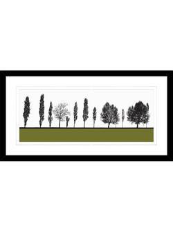 John Lewis Jacky Al-Samarraie 'Armley' Framed Print, 44 x 84cm, Multi