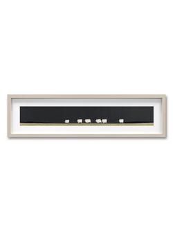 John Lewis Ron Lawson 'Wandering Sheep' Framed Print, 23 x 92cm, Multi