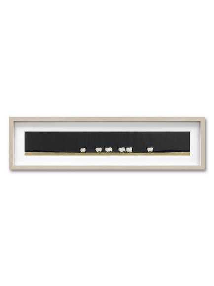 John Lewis Ron Lawson 'Wandering Sheep' Framed Print, 23 x 92cm, Multi
