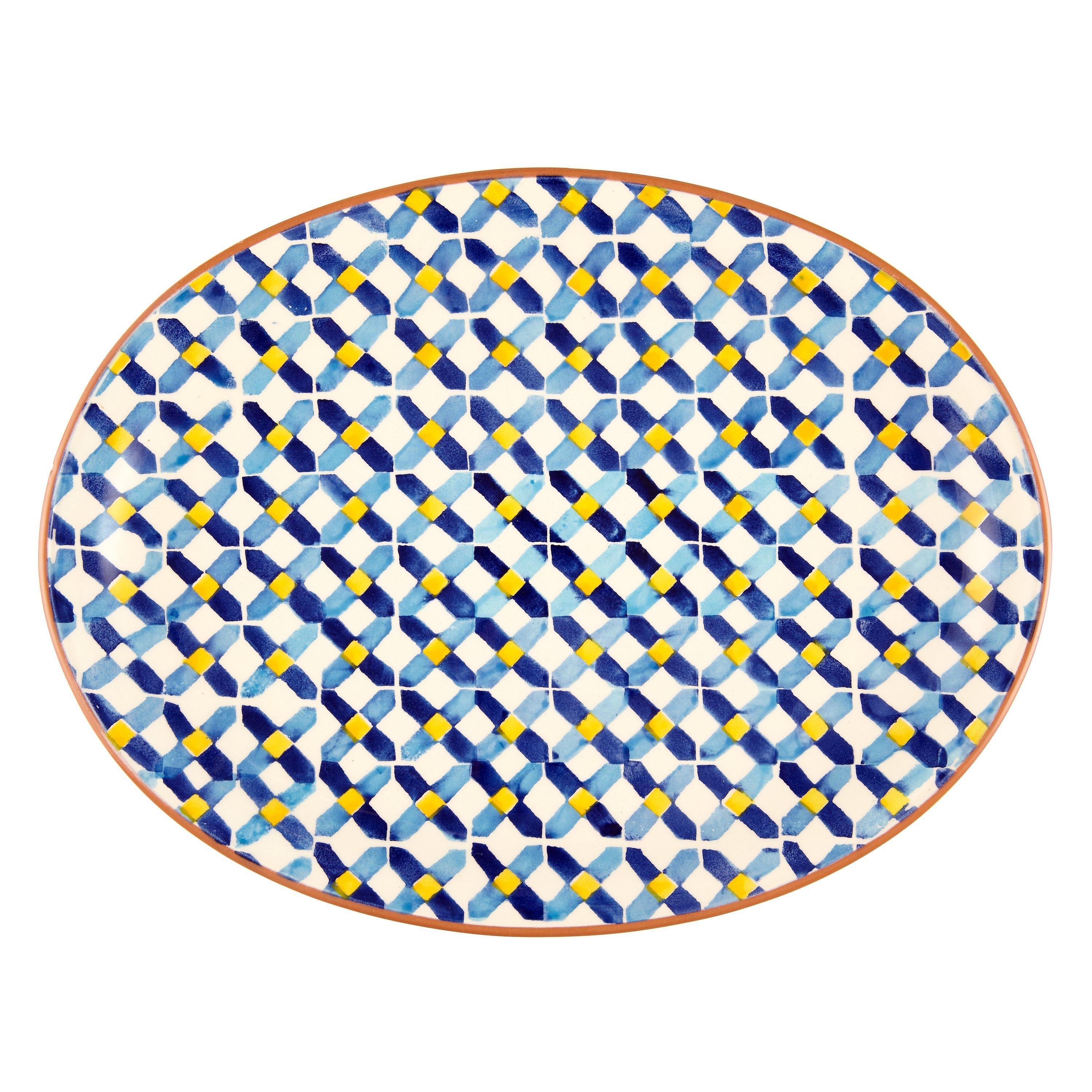 John Lewis & Partners Alfresco Patterned Platter