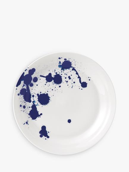 Royal Doulton Pacific Splash Porcelain Dinner Plate, 28.5cm, Blue, Blue