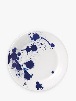 Royal Doulton Pacific Splash Porcelain Side Plate, 23.5cm, Blue, Blue/White