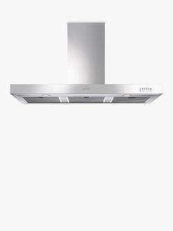 Smeg KS110XE Symphony Chimney Cooker Hood, Stainless Steel, Stainlees Steel