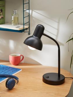 John Lewis Brandon Desk Lamp - view 2, Black