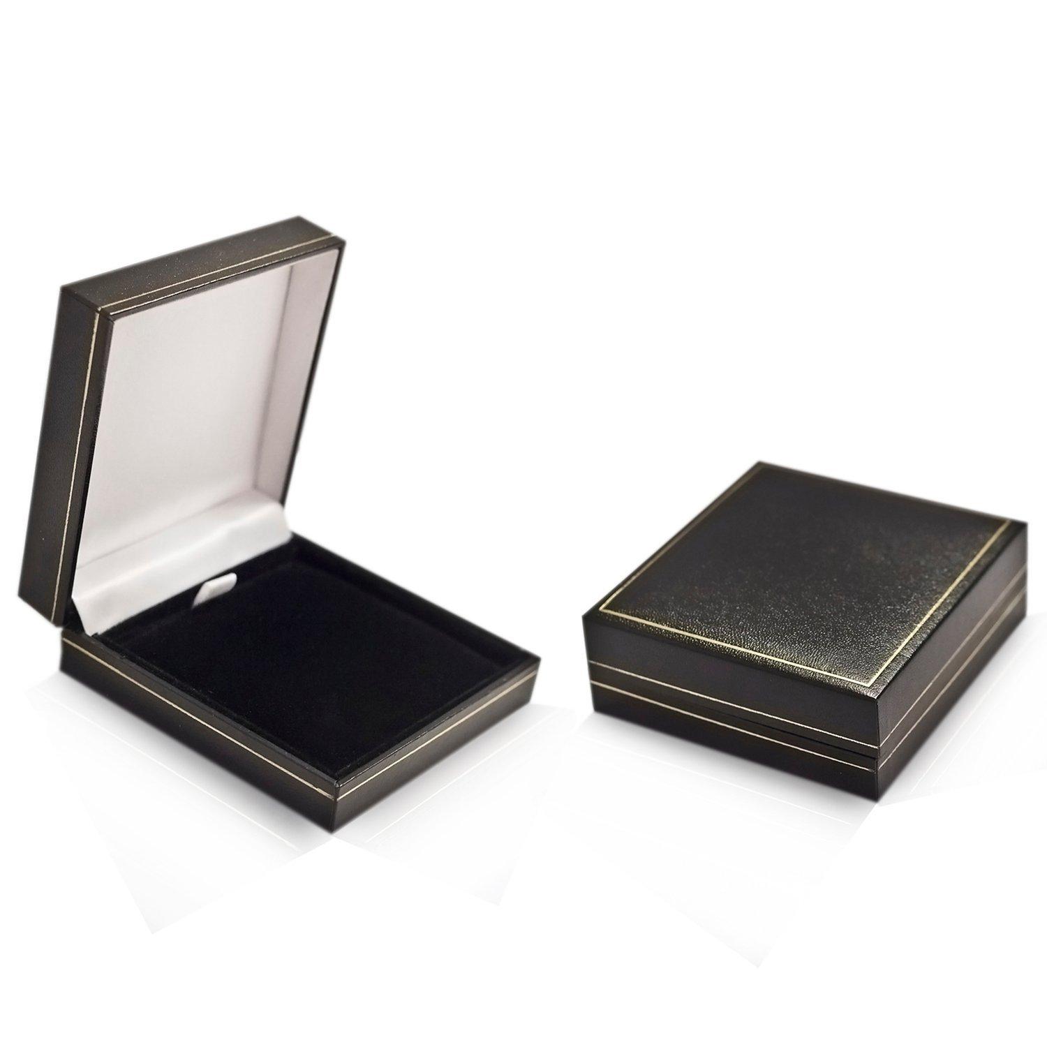 Product image 7 of 9, which shows IBB 9ct Yellow Gold Cubic Zirconia Pendant and Stud Earrings Set, Gold