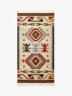 John Lewis Fusion Manisa Kelim Rug, Multi