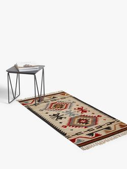 John Lewis Fusion Manisa Kelim Rug - view 2, Multi