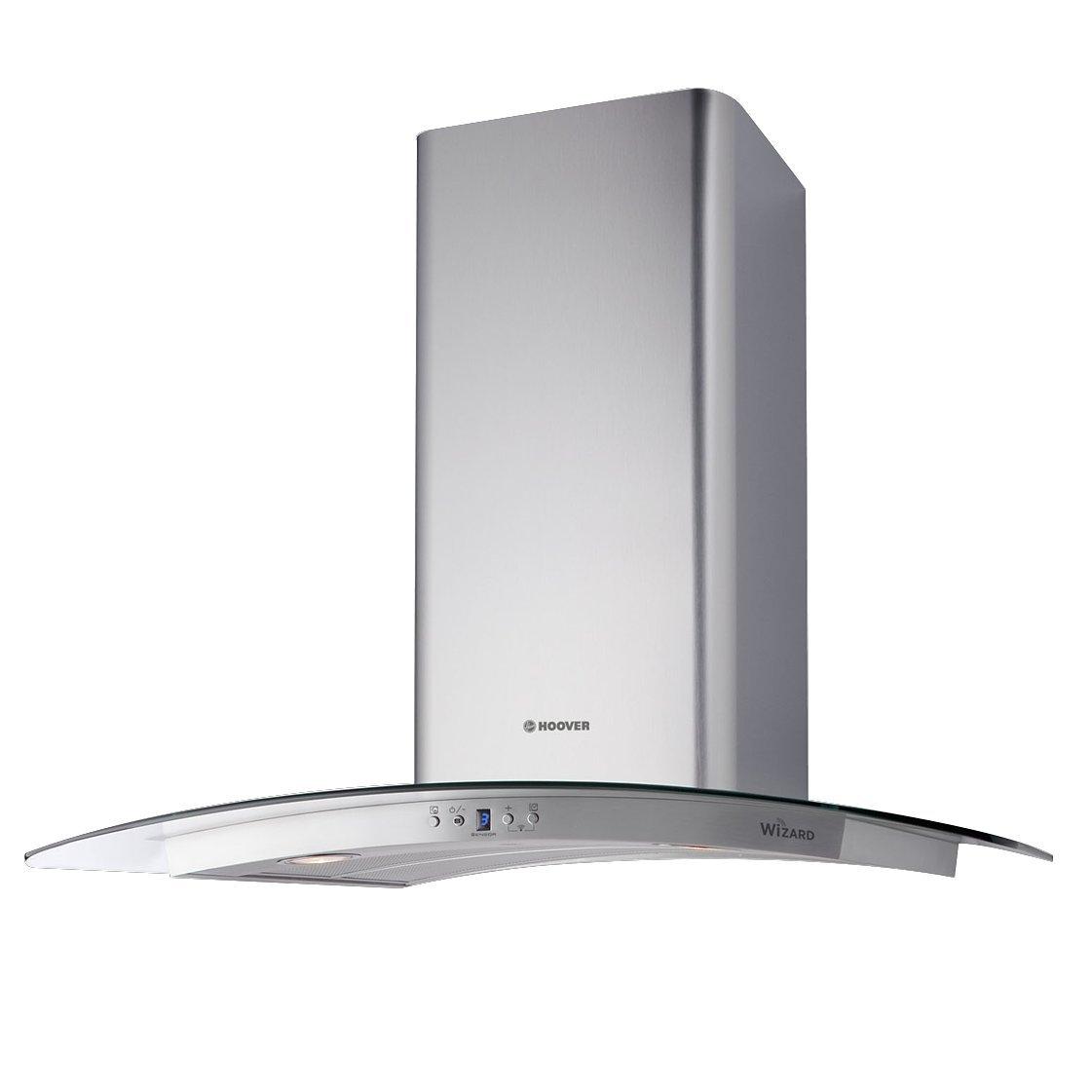 Hoover Wizard HHV67SLX Built-In Wi-Fi Cooker Hood, Stainless Steel