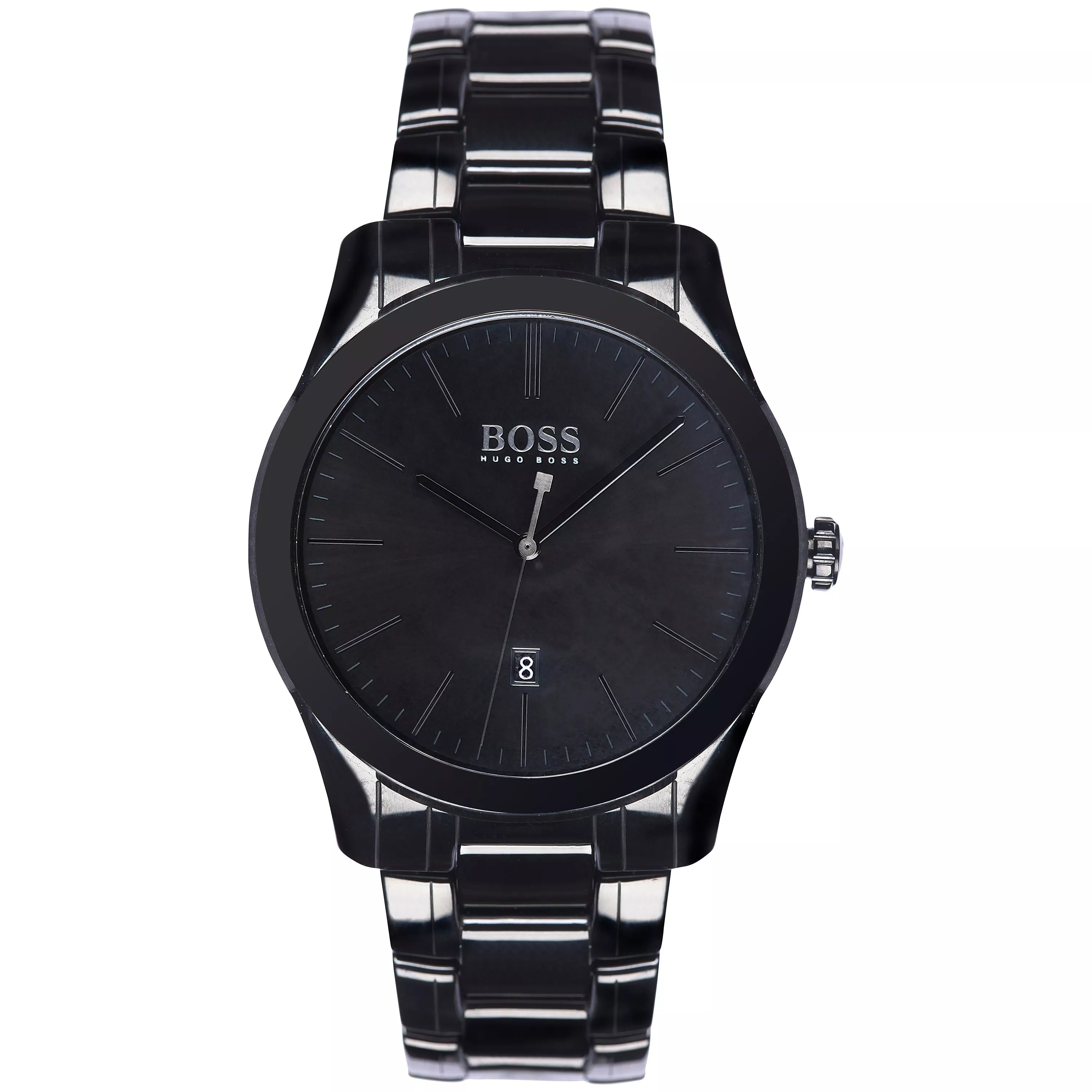 HUGO BOSS 21513223 Men s Ambassador Bracelet Strap Watch Black