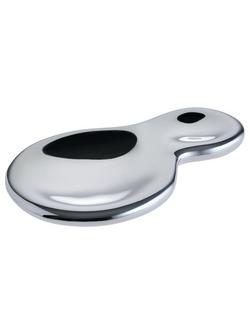Alessi T-1000 Stainless Steel Spoon Rest, Silver