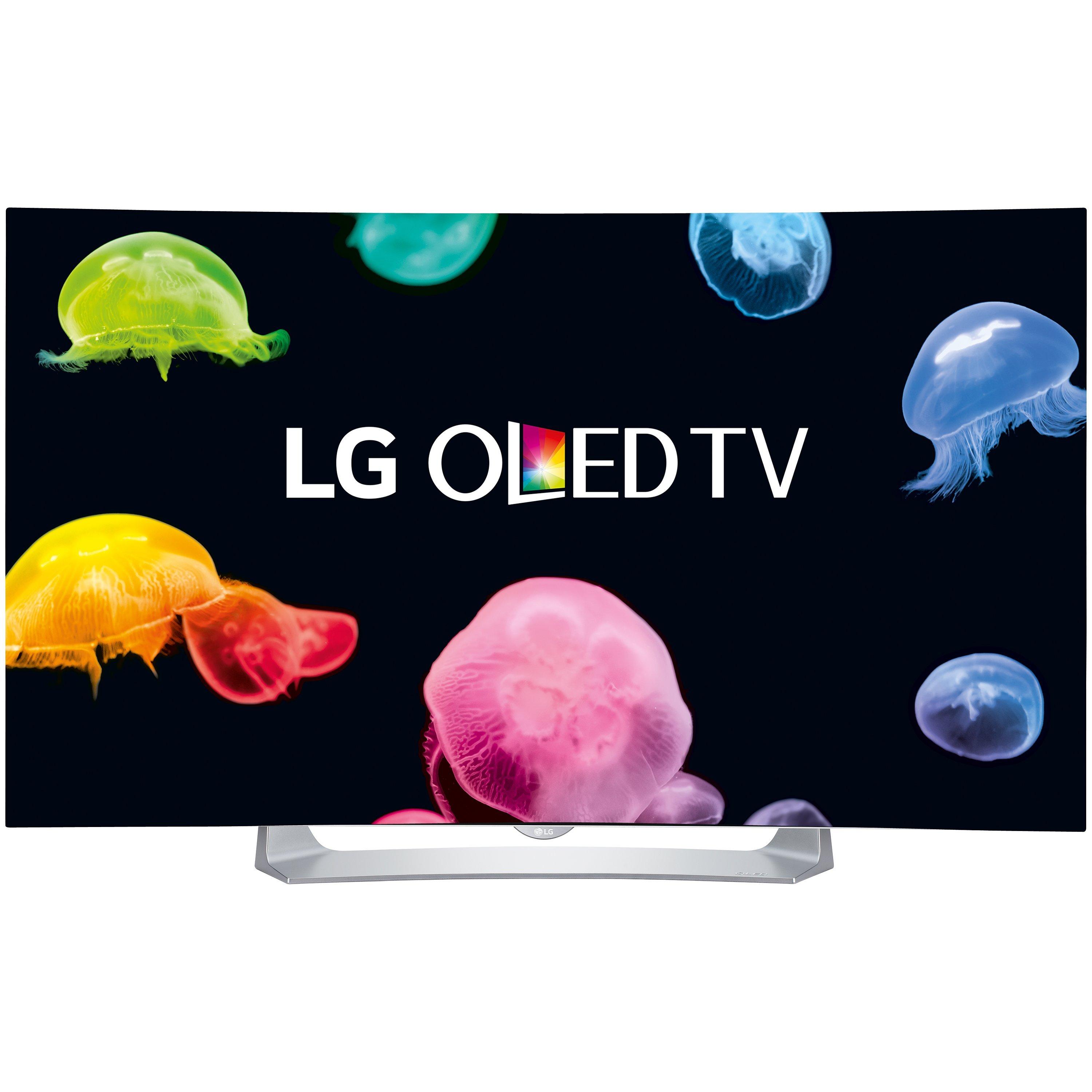 LG 55EG910V Curved Full HD OLED 3D Smart TV, 55" with Freeview HD & 2x Passive 3D Glasses