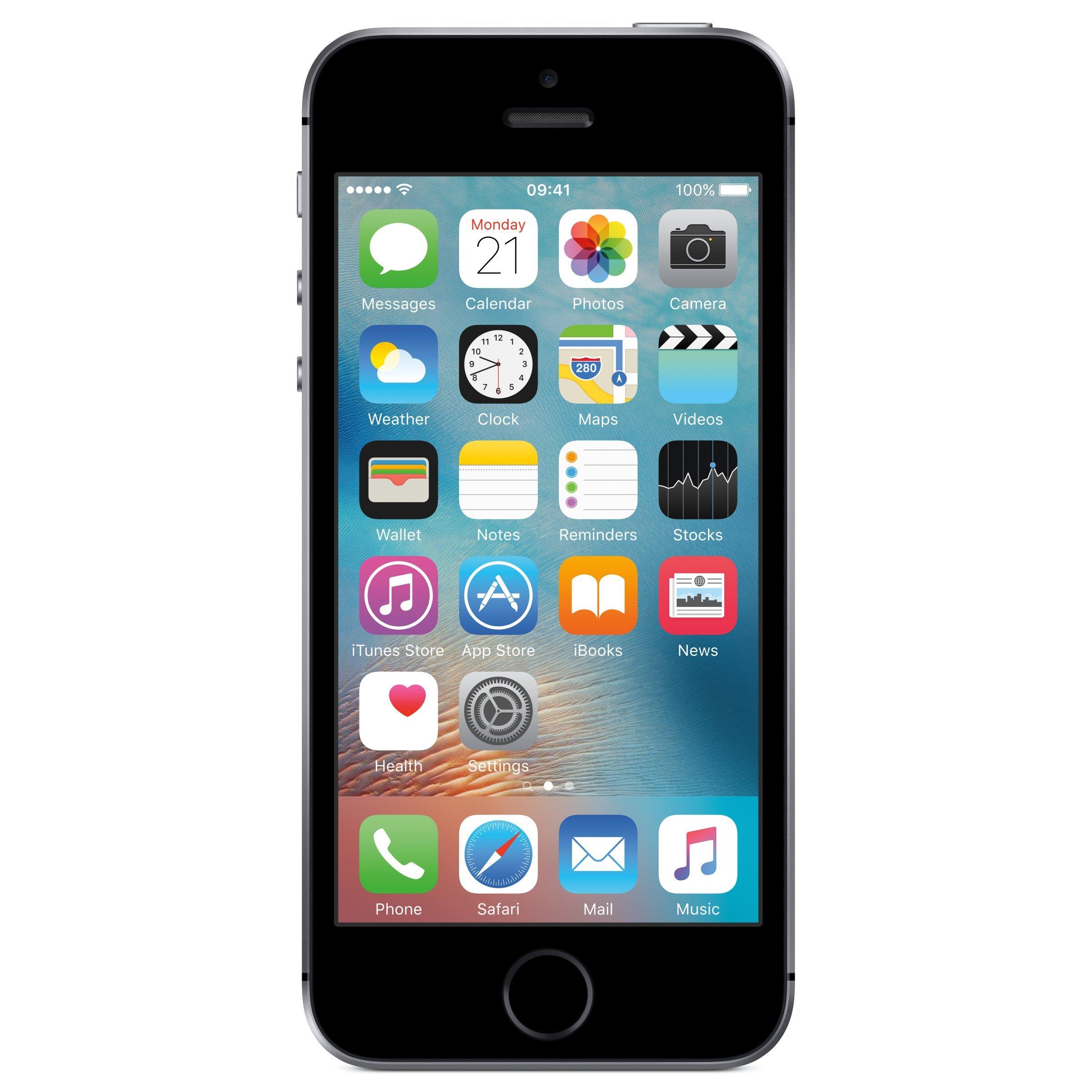 Apple iPhone SE, iOS, 4", 4G LTE, SIM Free, 64GB