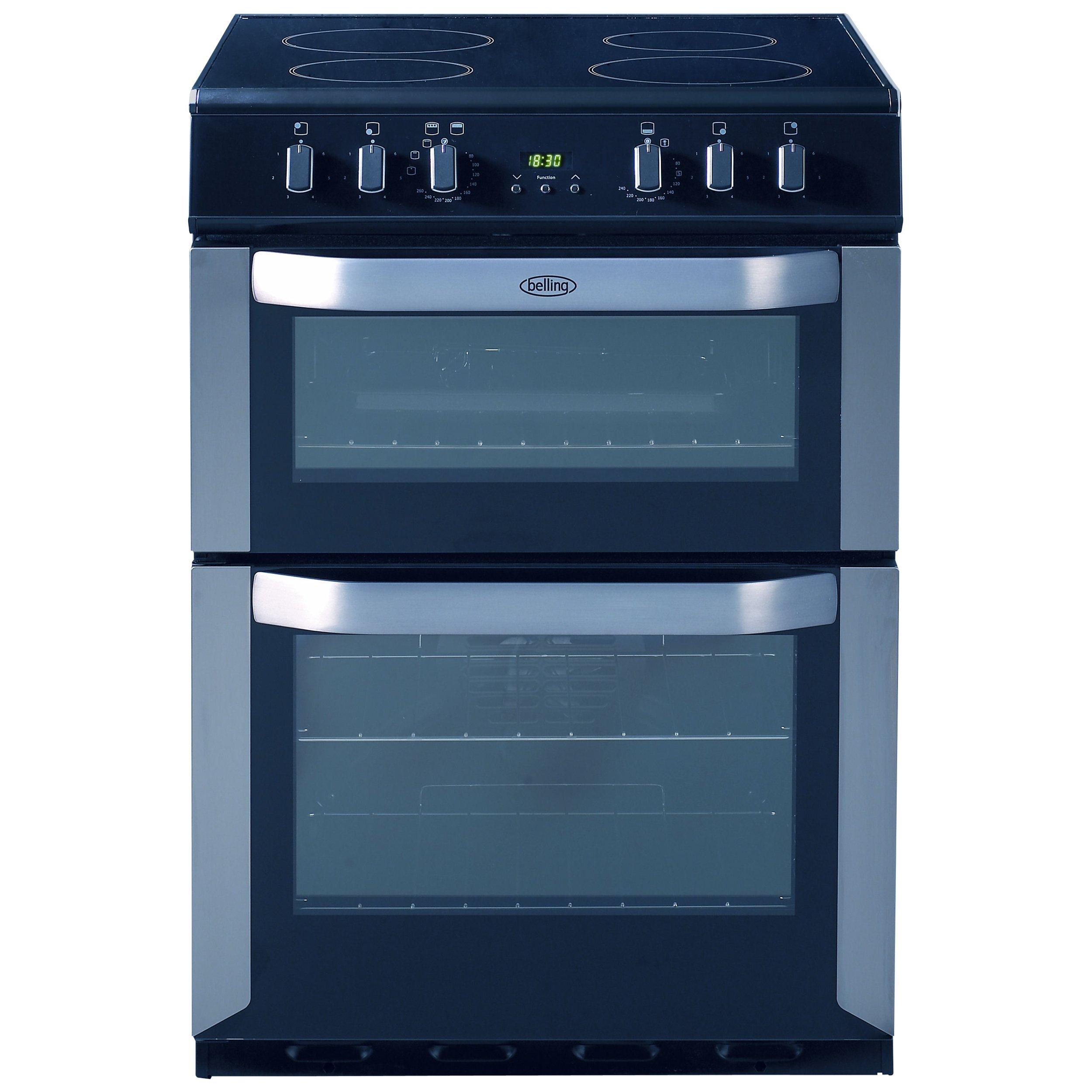 Belling FSE60DOP Freestanding Electric Cooker, Stainless Steel