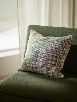 John Lewis Diamonds Cushion - view 2, Black / White
