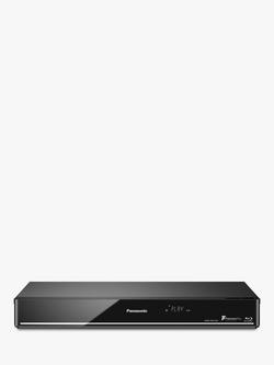Panasonic DMR-PWT550EB Smart 3D 4K Upscaling Blu-ray/DVD Player with HDD Recorder & Freeview Play, Black