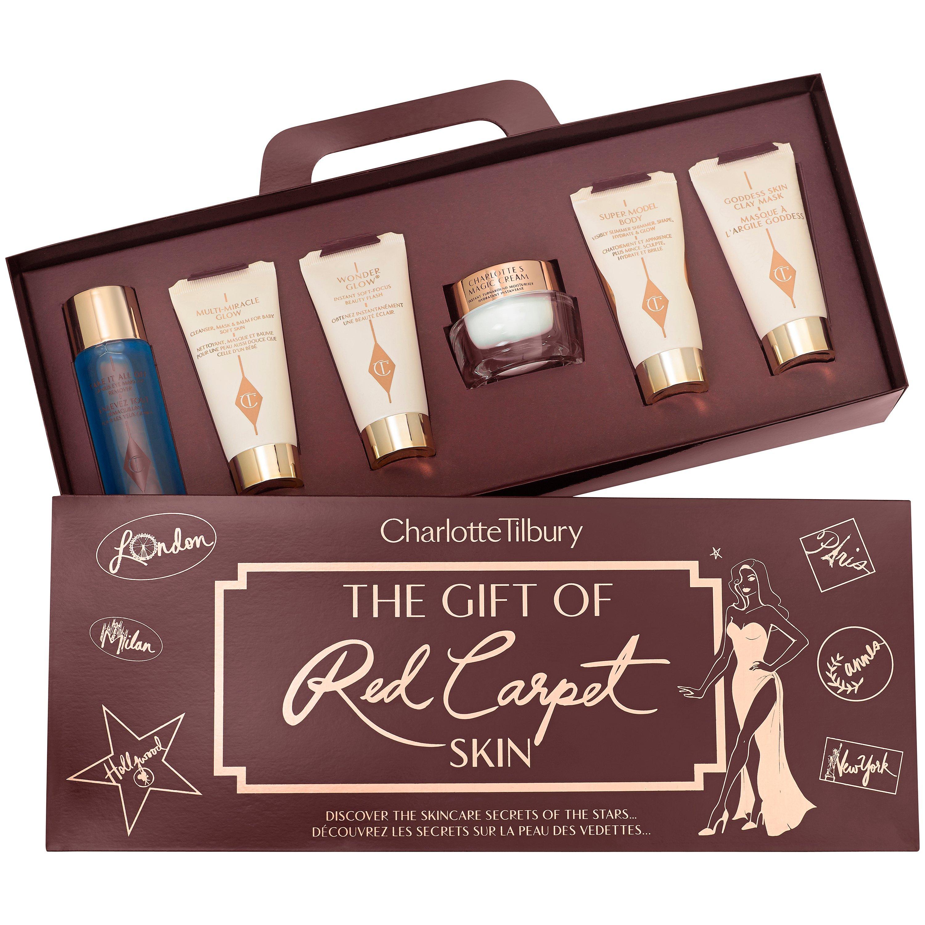 Charlotte Tilbury The Gift Of Red Carpet Skin Travel Kit