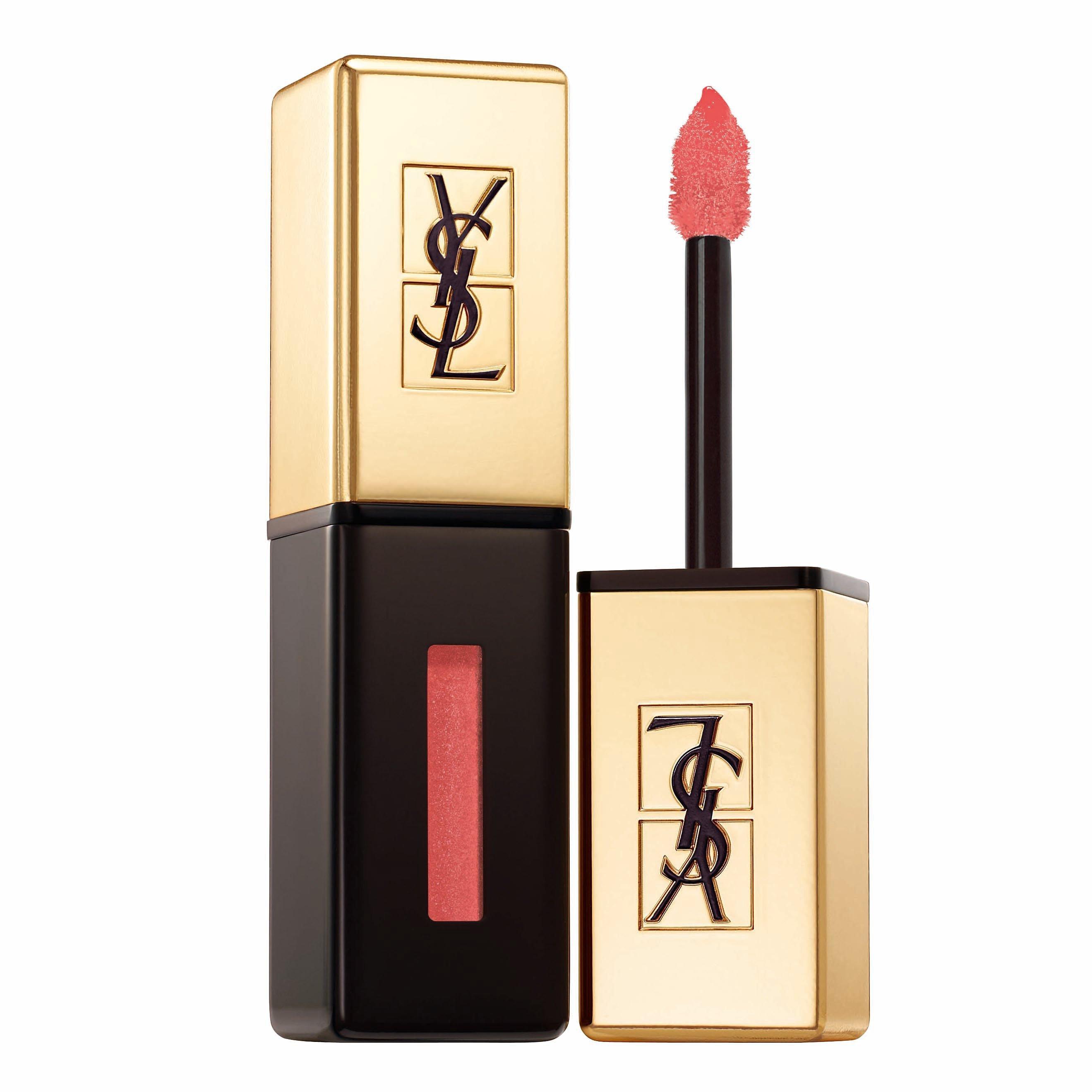 Yves Saint Laurent Rouge Pur Couture Vernis À Lèvres Glossy Stain, 43 Rose Folk