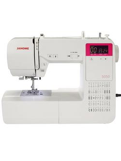 Janome 5050 Sewing Machine, White, White