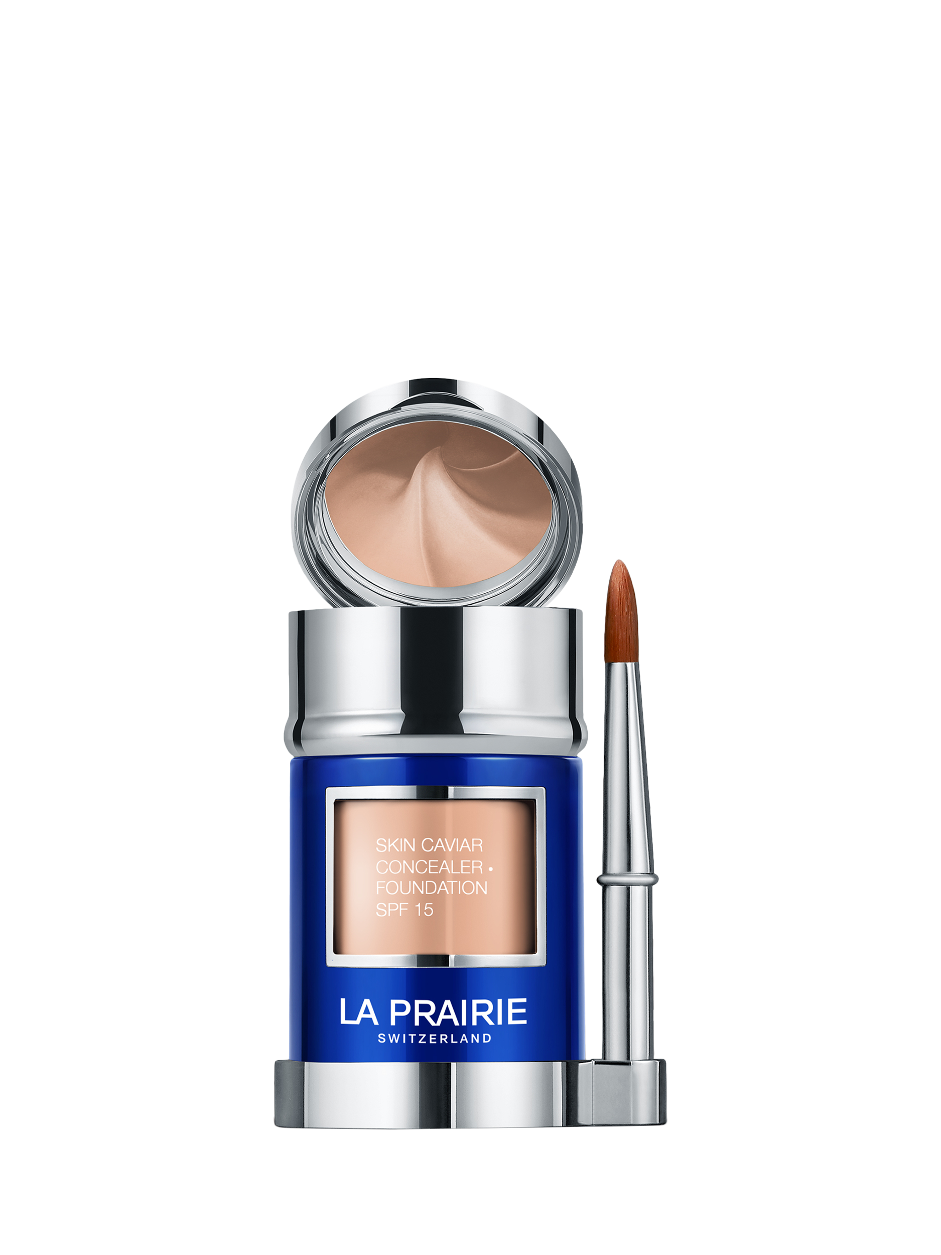 Product image 4 of 6, which shows La Prairie Skin Caviar Concealer Foundation SPF15, Crème Peche