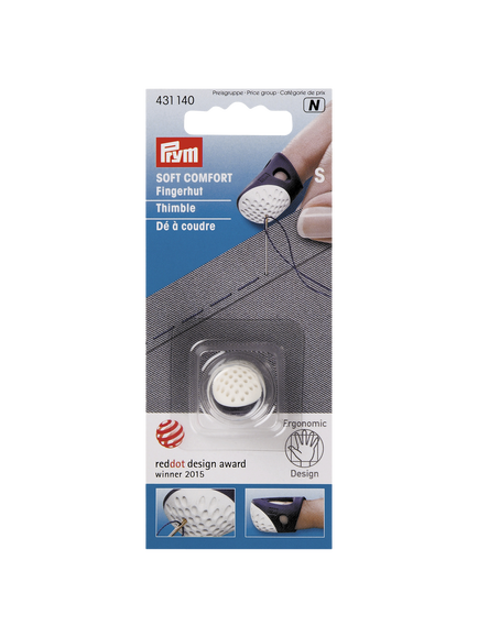 Prym Small Ergonomics Thimble, Blue/White, Blue/White