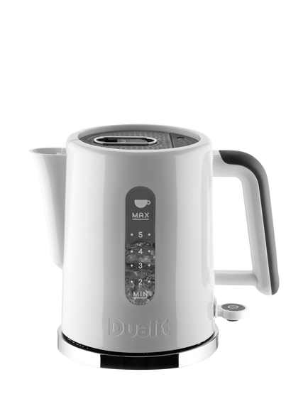 Dualit Studio Kettle, 1.5L, White/Grey, White/Grey