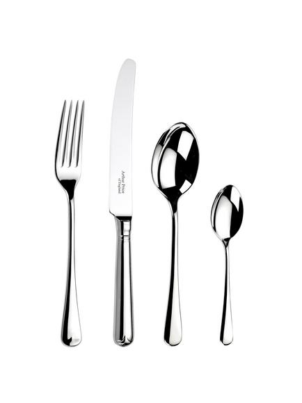 Arthur Price Old English Stainless Steel Cutlery Set, 24 Piece/6 Place Settings, Stainless Steel