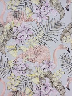 Matthew Williamson Flamingo Club Wallpaper, Multi W6800-04