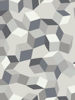 Cole & Son Puzzle Wallpaper, Black / White, 105/2007