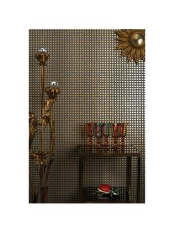 Cole & Son Mosaic Wallpaper - view 2, Black / Gold, 105/3013