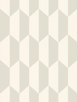 Cole & Son Tile Wallpaper, White / Stone, 105/12052