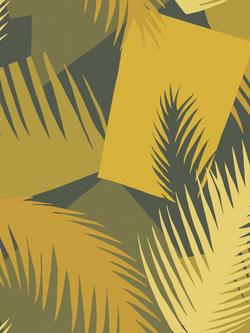 Cole & Son Deco Palm Wallpaper, Yellow, 105/8035