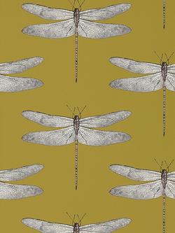 Harlequin Demoiselle Wallpaper, Ochre / Grape, 111244